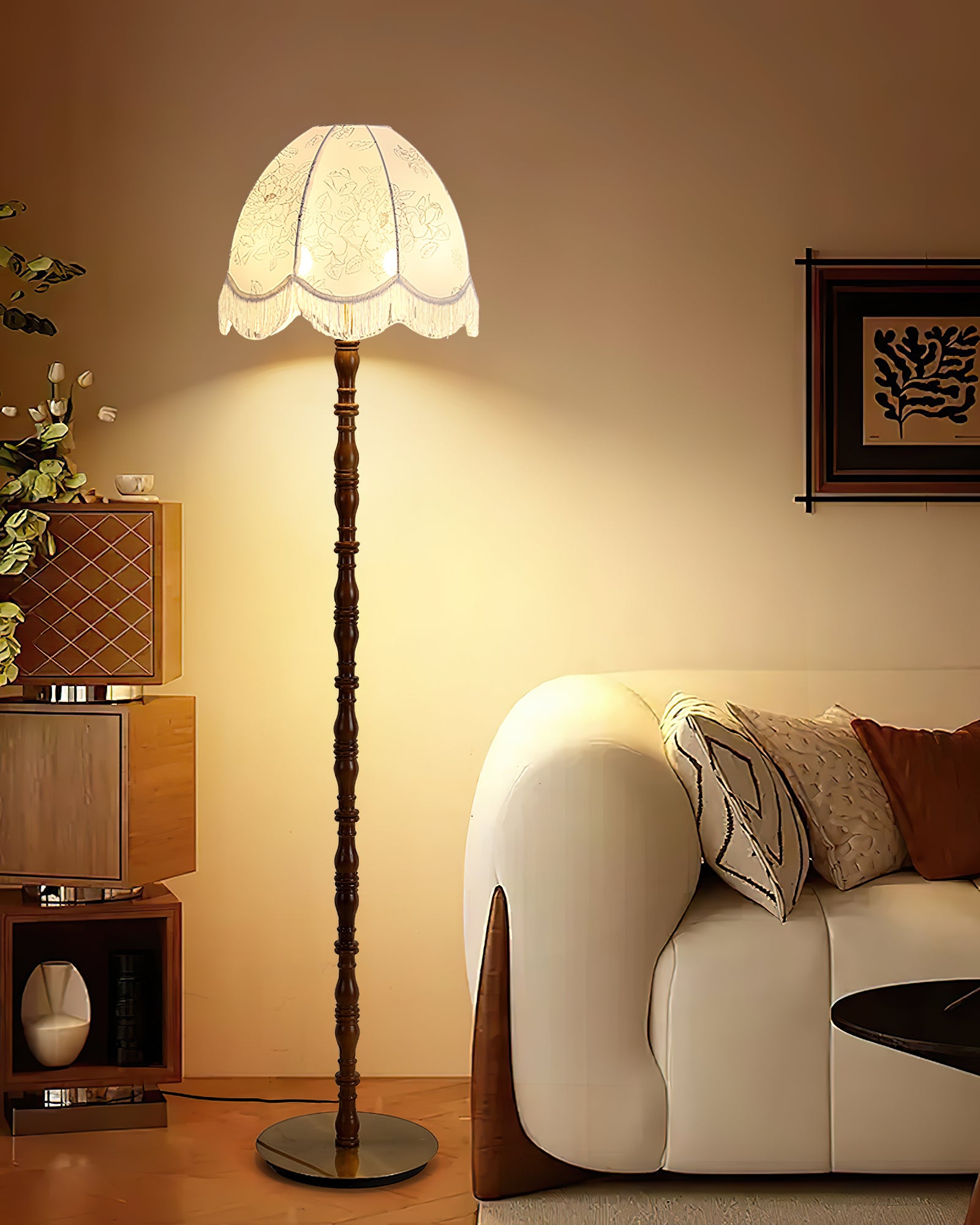 Bari Fabric Floor Lamp