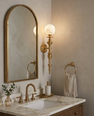 Beatty Alabaster Wall Sconce
