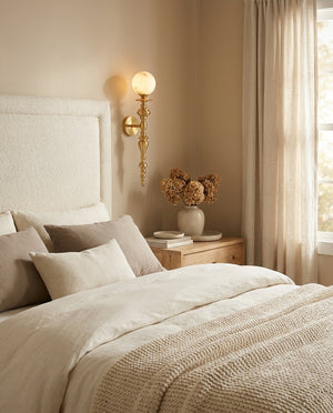 Beatty Alabaster Wall Sconce