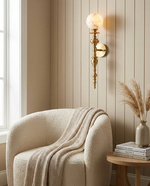 Beatty Alabaster Wall Sconce
