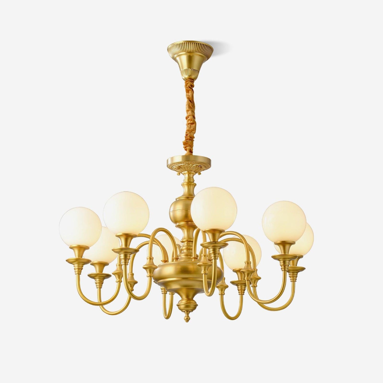 Beatty Brass Chandelier - Docos