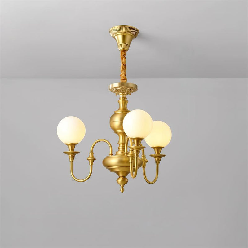 Beatty Brass Chandelier – detail 14