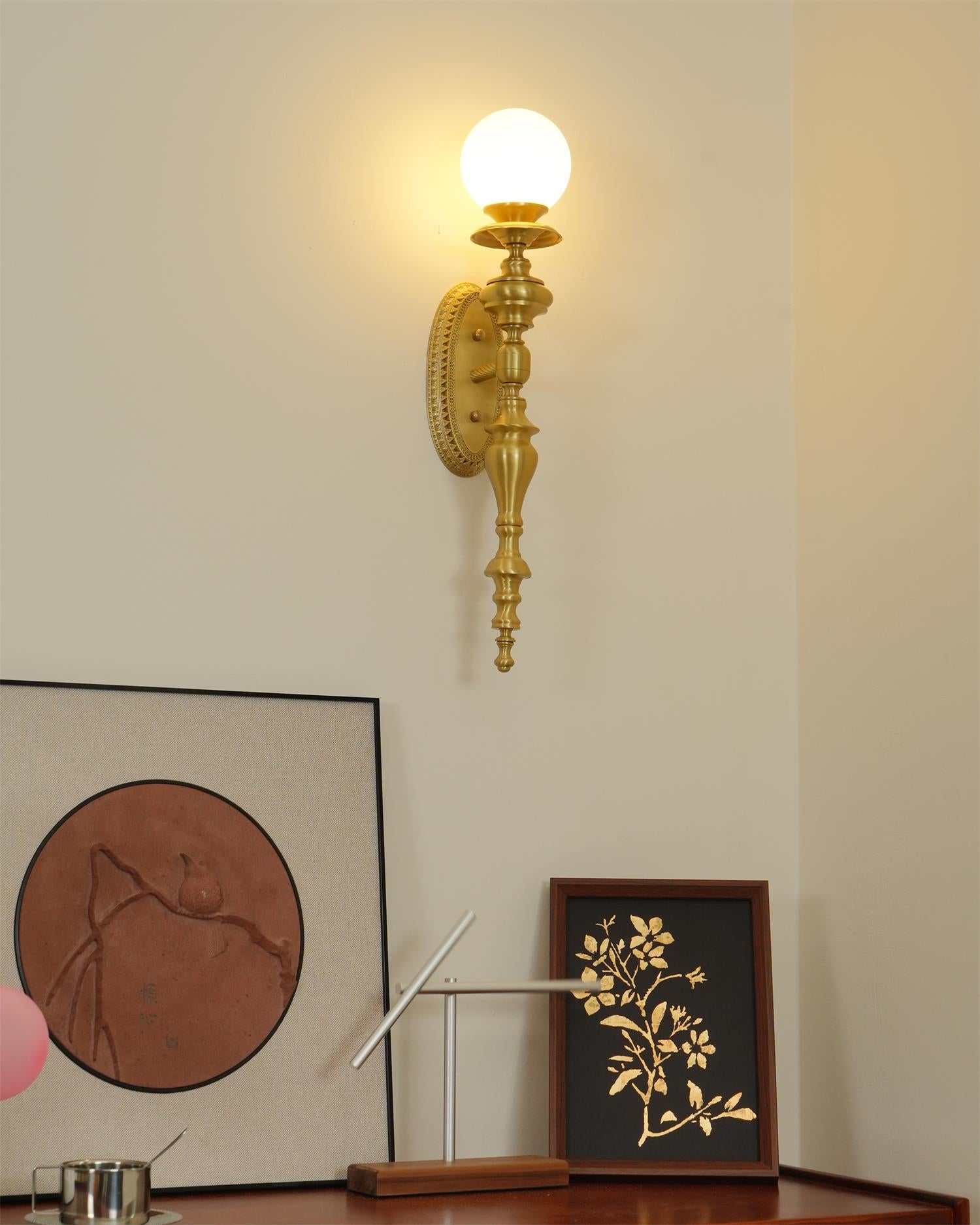 Beatty Brass Wall Lamp