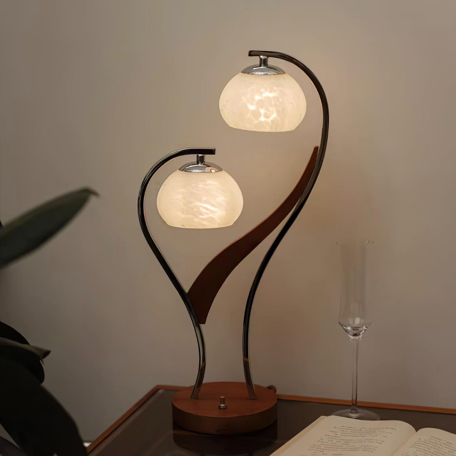Bell Flower Table Lamp 10.6″- 20.4″