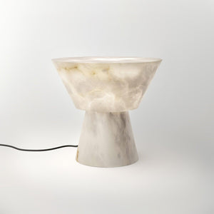 Beta Marble Alabaster Table Lamp
