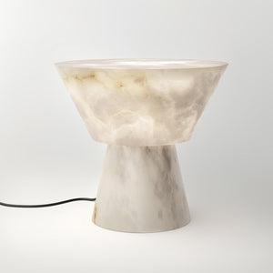 Beta Marble Alabaster Table Lamp