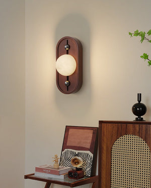 Bezel Alabaster Wall Lamp