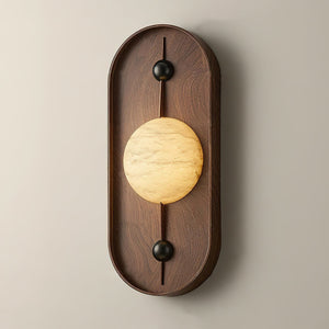Bezel Alabaster Wall Lamp