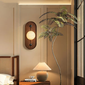 Bezel Alabaster Wall Lamp
