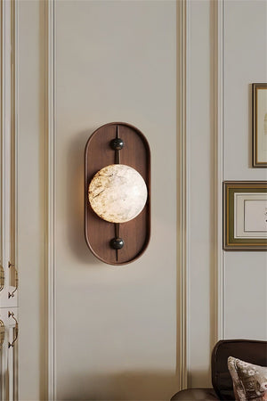 Bezel Alabaster Wall Lamp