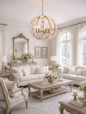 Bianca Floral Orb Chandelier