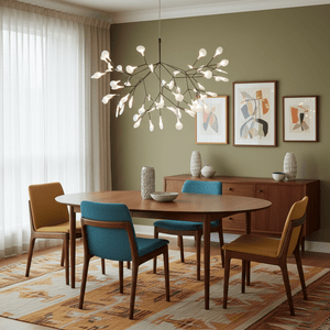 Black Firefly LED Chandelier