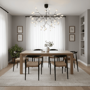 Black Firefly LED Chandelier