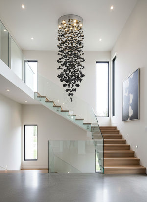 Black Stones Chandeliers