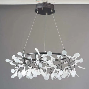 Black Big O Firefly LED Chandelier