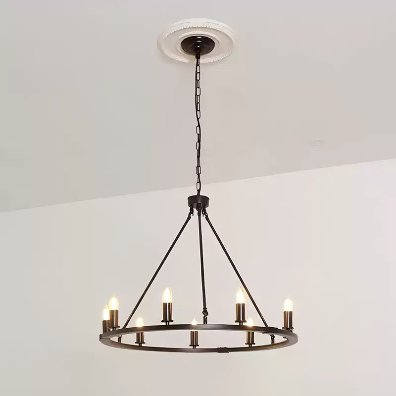 Black Candles Ring Chandelier – detail 7