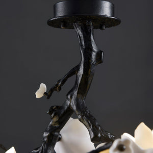 Black Copper Tree Chandelier