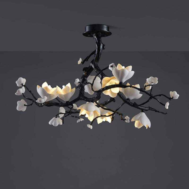 Black Copper Tree Chandelier – detail 20