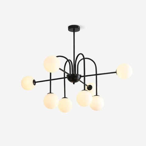 Lampadario Doris nero