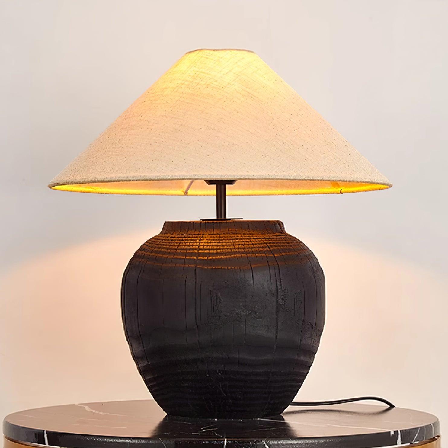Black Karen Table Lamp 15.7″- 16.5″