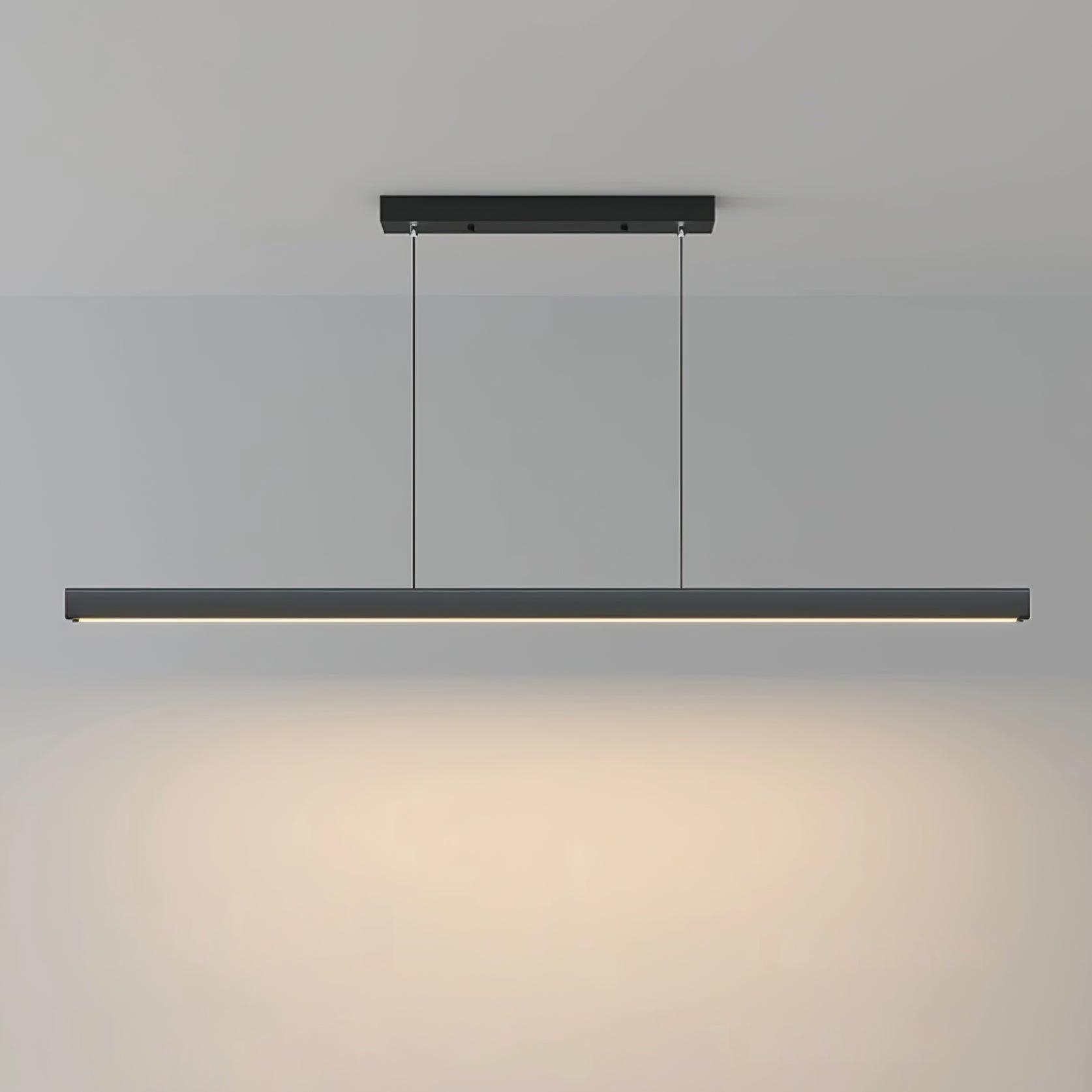 Black Linear Pendant Lamp