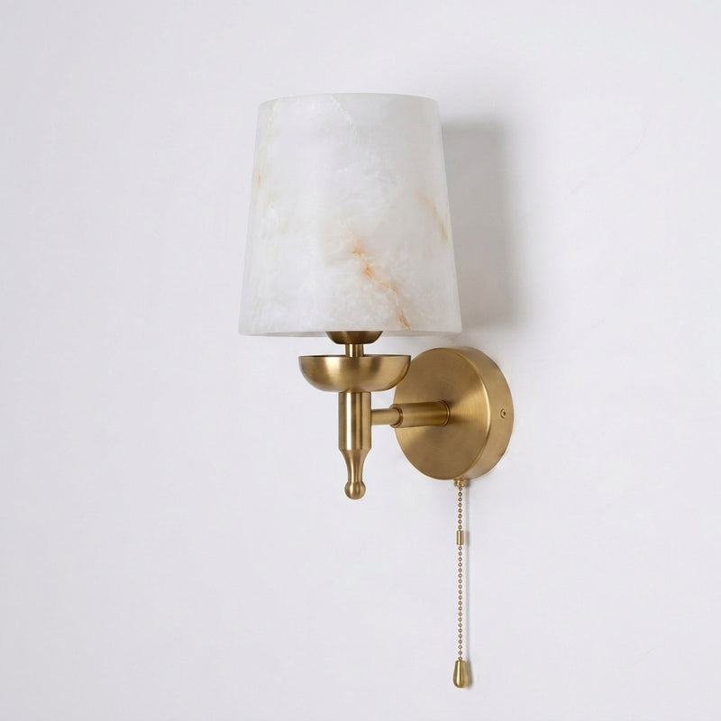 Blixen Alabaster Wall Sconce – detail 2