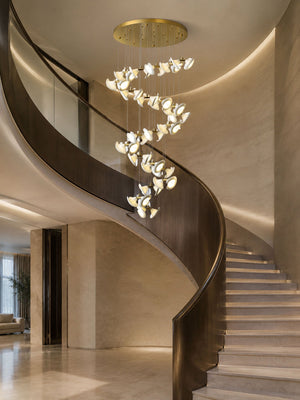 Blossom Double Horn Chandelier