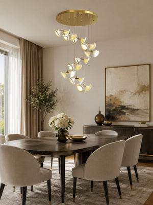 Blossom Double Horn Chandelier