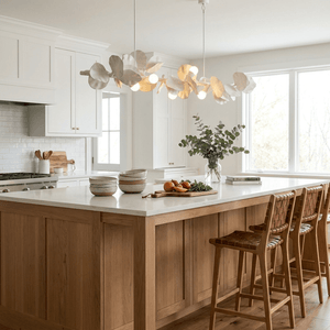 Blossom Branch Plaster Dining Chandelier