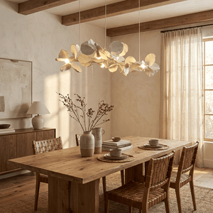 Blossom Branch Plaster Dining Chandelier