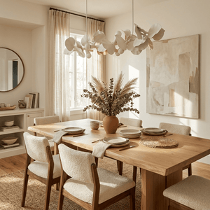 Blossom Branch Plaster Dining Chandelier
