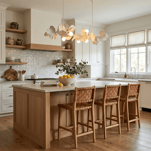 Blossom Branch Plaster Dining Chandelier