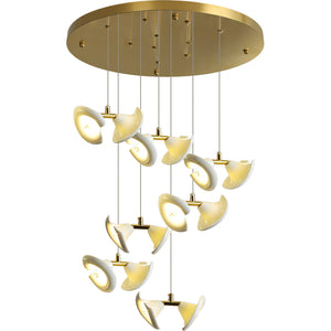 Blossom Double Horn Chandelier