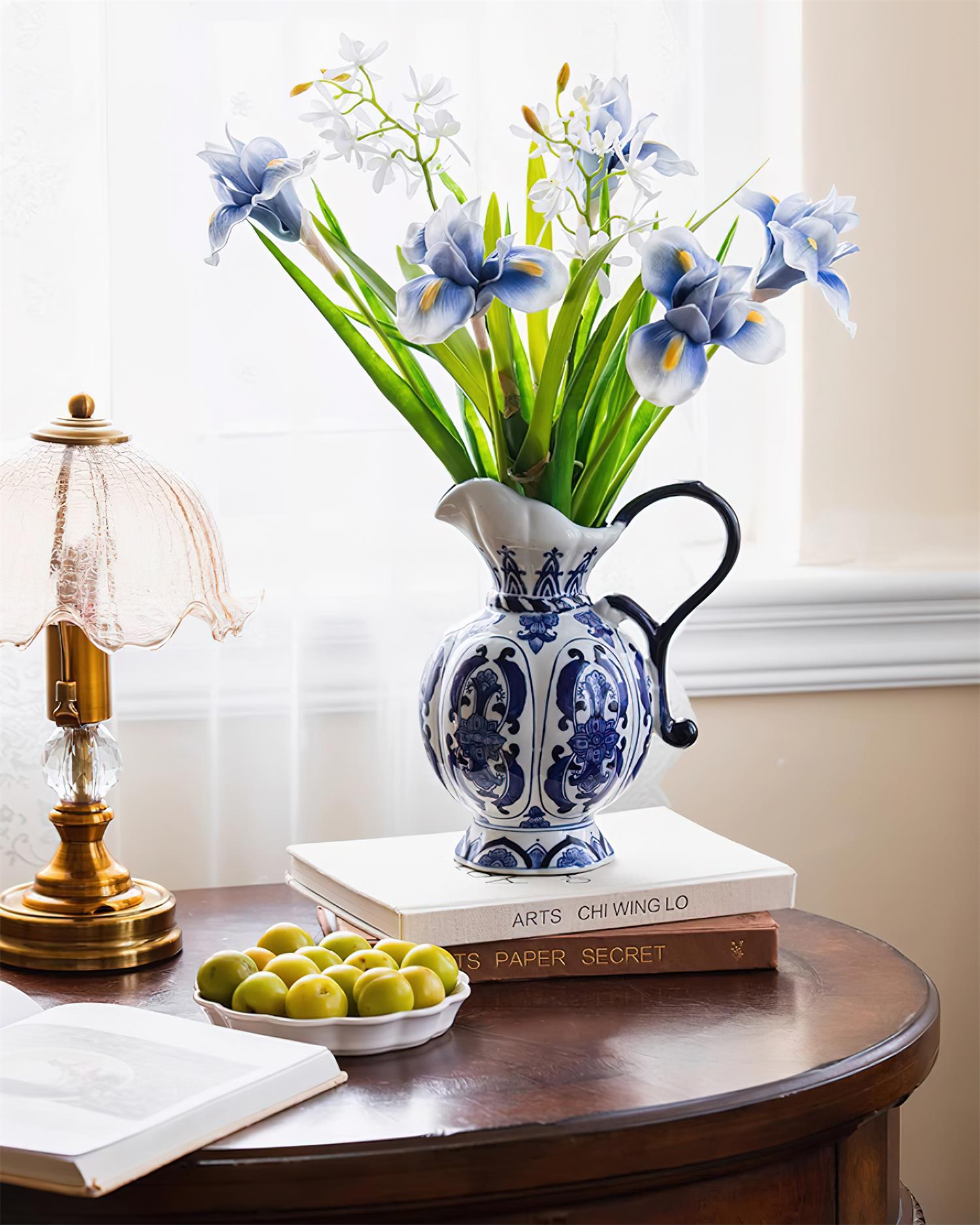 Blue Branco Vase