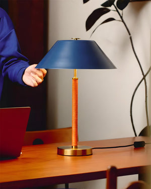 Blue Volume Table Lamp