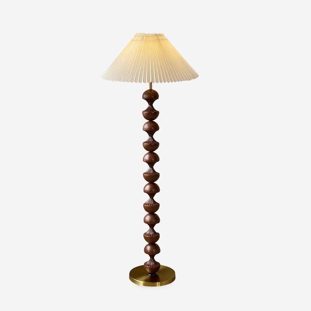 Bobbin Wood Floor Lamp 19.6″- 57″ - Docos