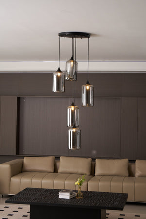 Bottle Glass Pendant Light