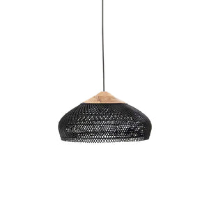 Braided Rattan Pendant Lamp