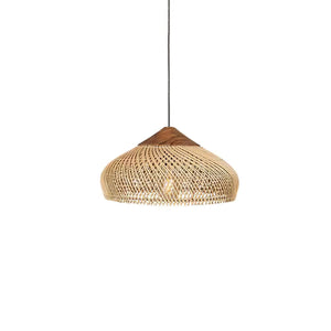 Braided Rattan Pendant Lamp