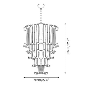 Brasher Murano Chandelier