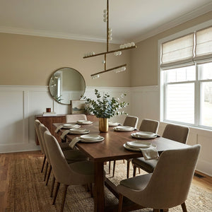 Brass Glass Drop Chandelier