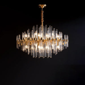 Vintage Antique Brass Chandelier