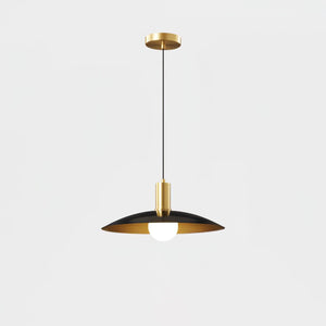 Brass Flared Pendant Lamp