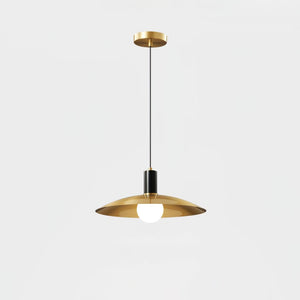 Brass Flared Pendant Lamp