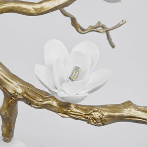 Brass Flower Branch Ceiling Lamp