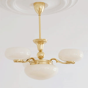 Brass Radiance Orb Chandelier