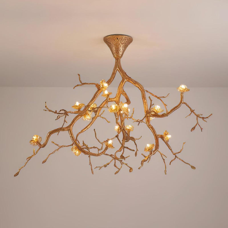 Tree Branches Flower Chandelier – detail 20