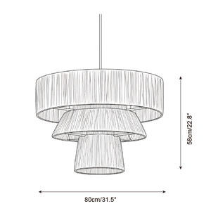 Bravina Woven Pendant Light