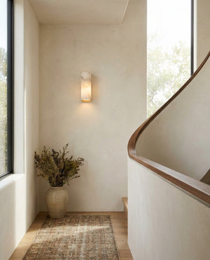 Bricks Alabaster Wall Sconce