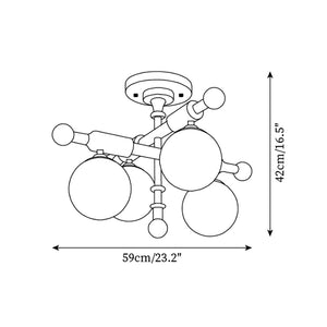 Briette Globe Ceiling Light